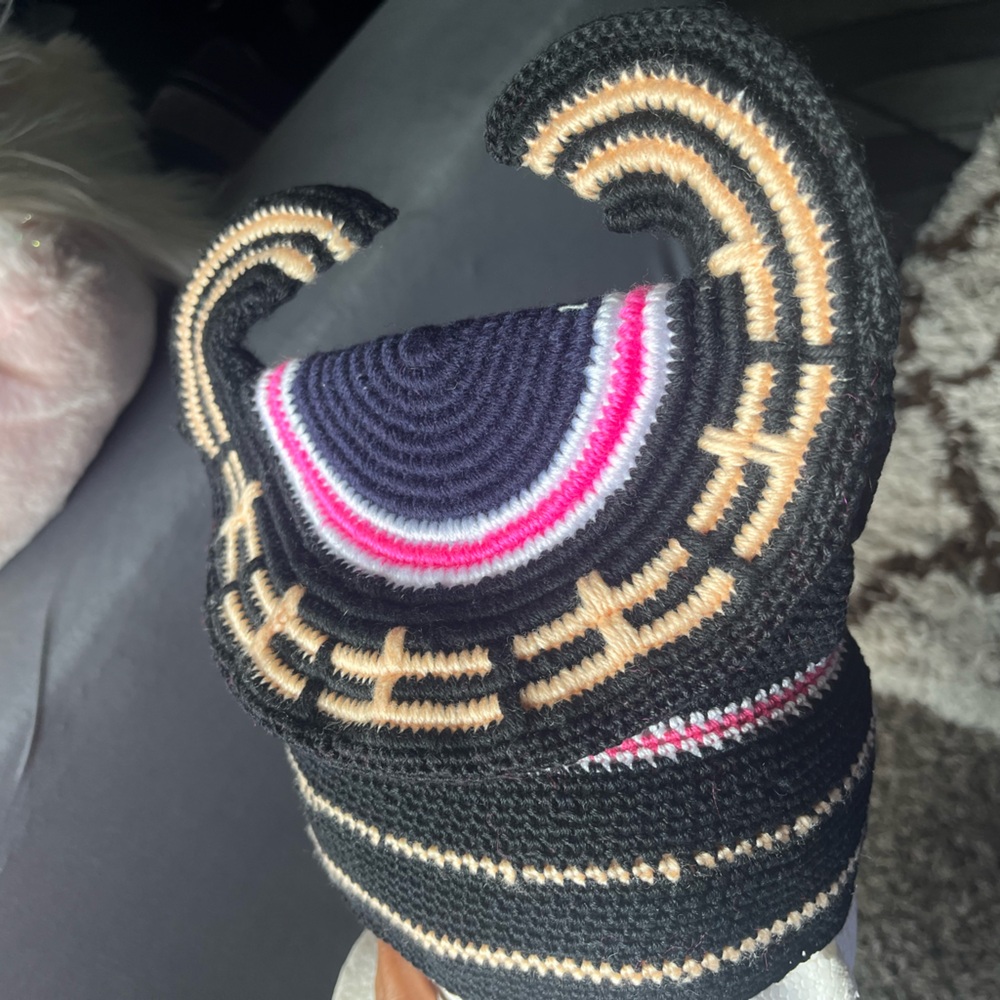 Traditional African Toghu double horn wings Men Cap